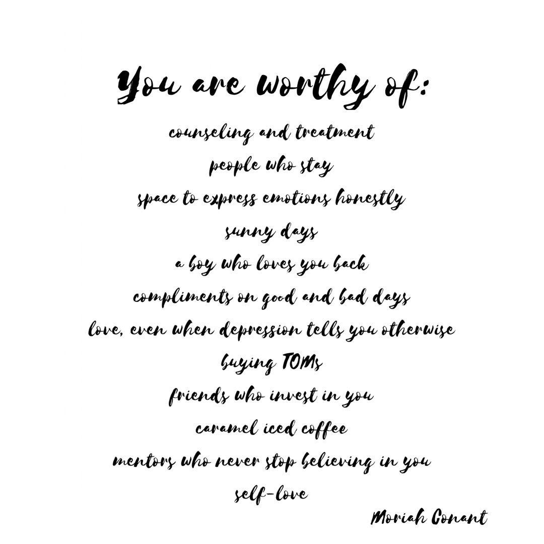 Poem for Younger Me - Moriah Conant